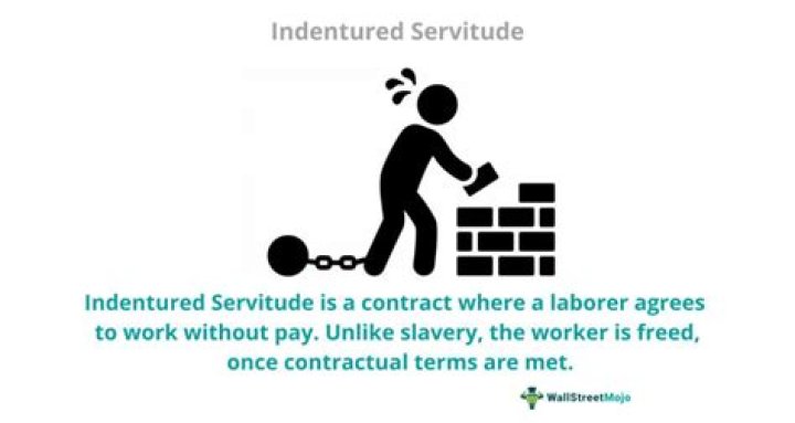 Are indentured servitude legal?