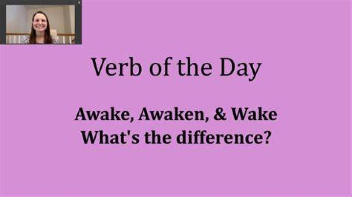 Are you awake or awaken?