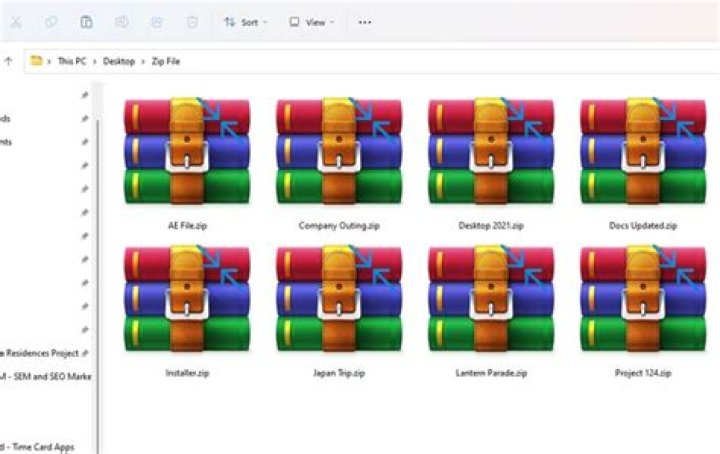 Are zipped folders smaller?