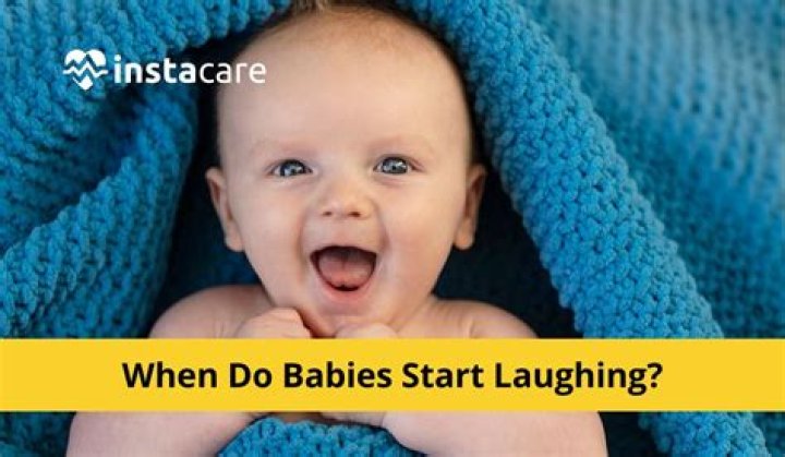 At what age do babies start giggling?