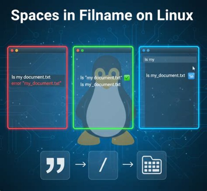 Can a filename contain spaces?