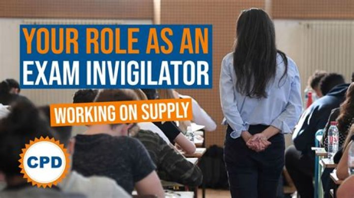 Can an exams officer invigilate?
