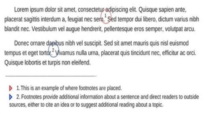 Can you put a footnote in the middle of a sentence?