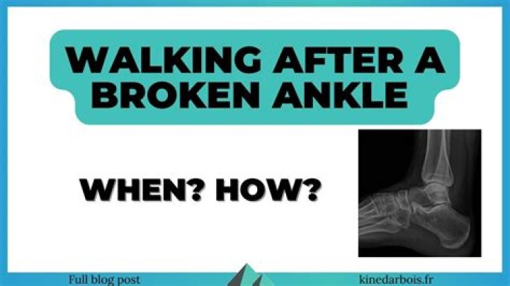 Could you walk on a broken ankle?