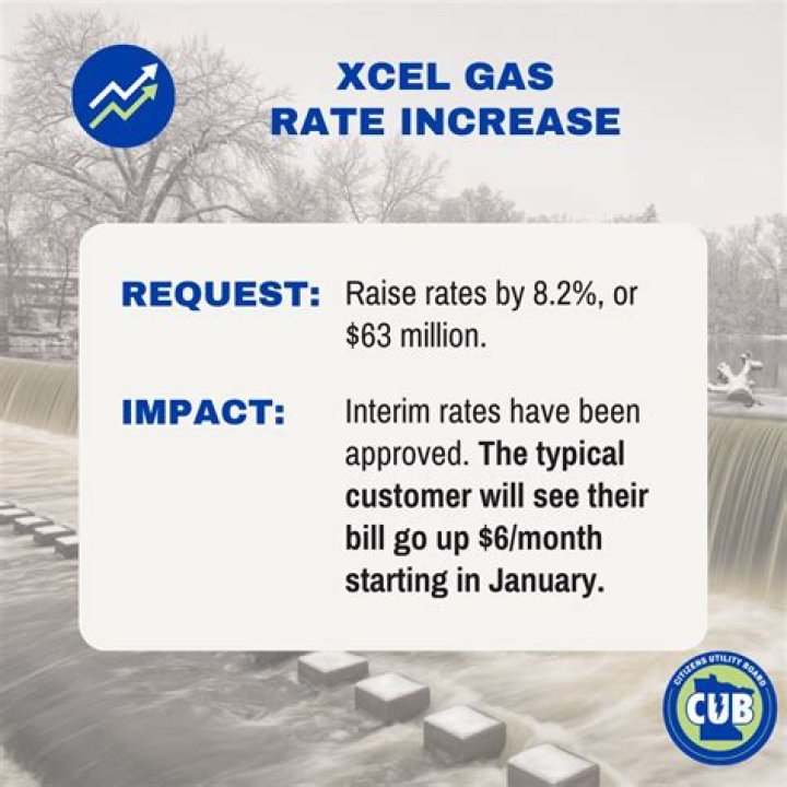Did xcel raise their rates?