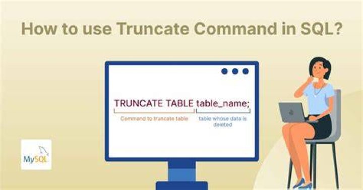 How truncate works in sql?