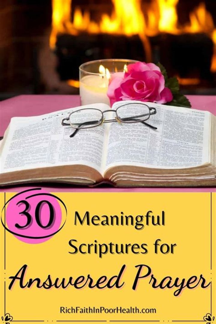 In the bible answered prayer?