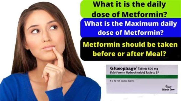 Should metformin be taken with a meal?