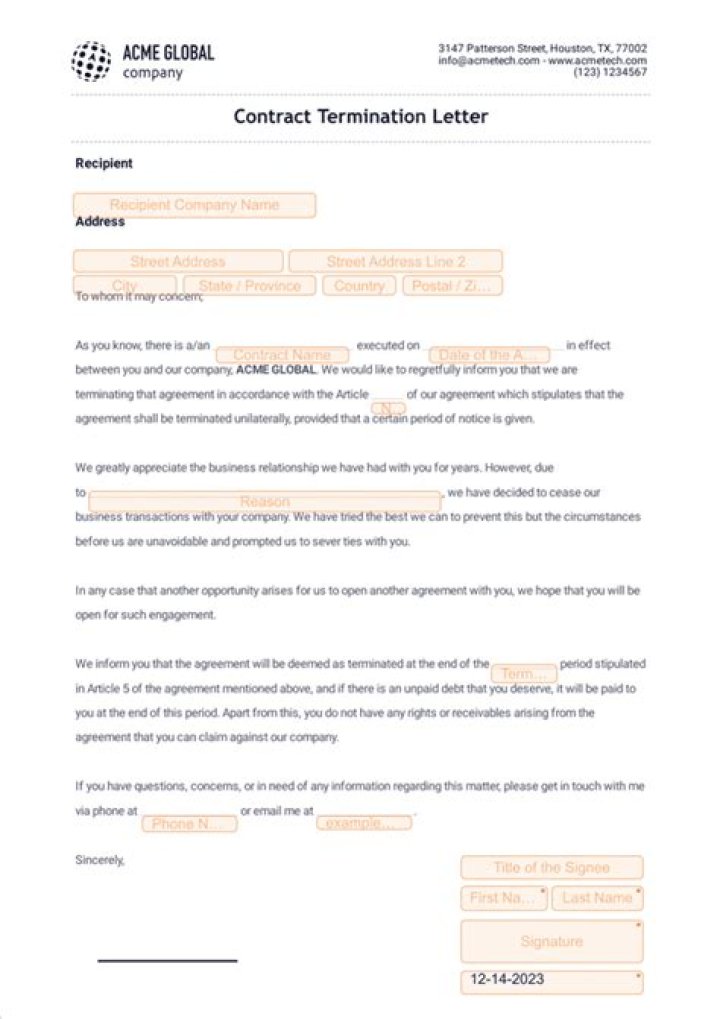 What's termination for default?