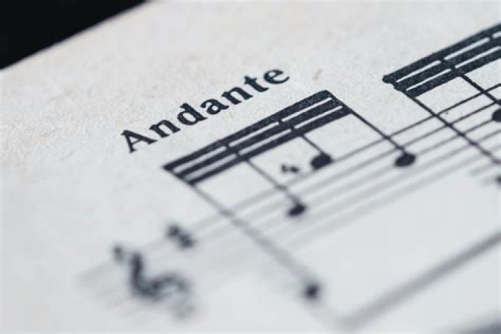 What andante mean in music?
