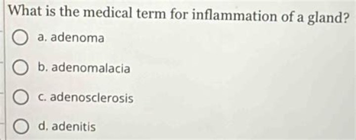 What does a adenosclerosis mean?