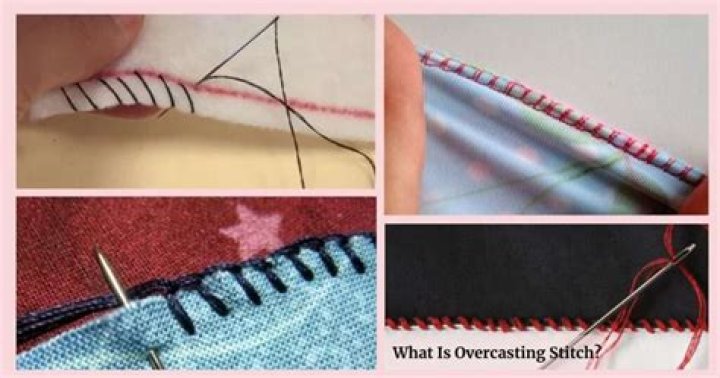 What does overcasting mean in sewing?