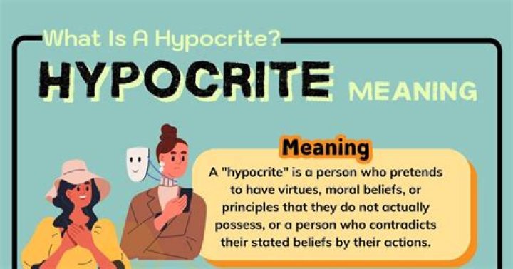 What is a bigoted hypocrite?