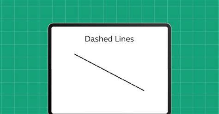 What is a dashed line?