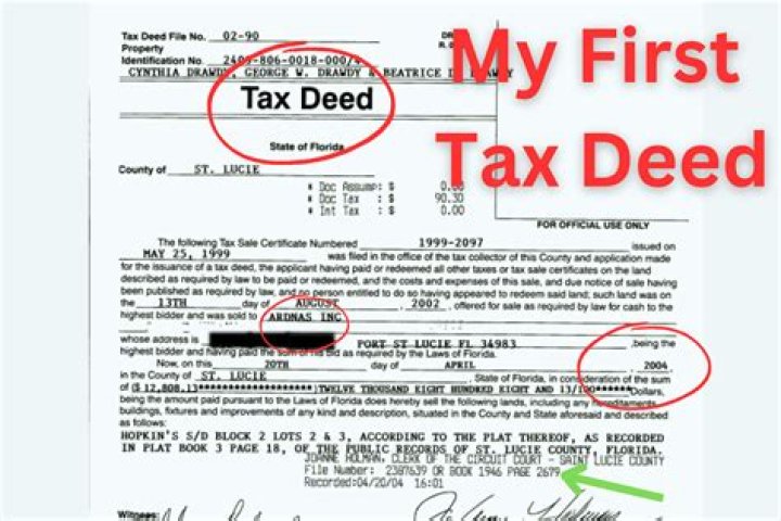 What is a tax deed overbid list?