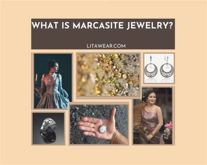 What is marcasite jewelry made of?