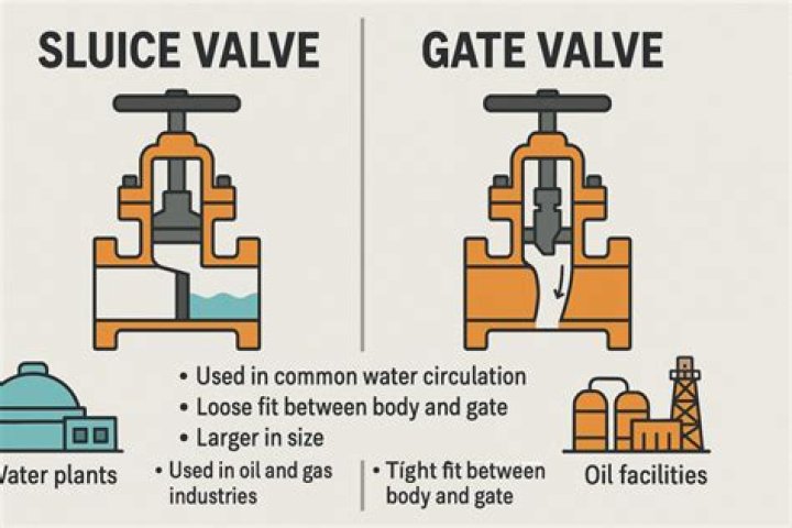 What is sluice valve?
