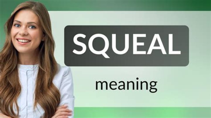 Whats the definition of squeal?