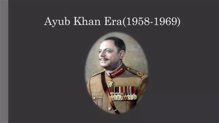 When ayub khan imposed martial law?