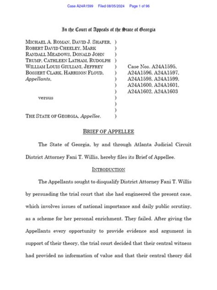 When is appellee's brief due?