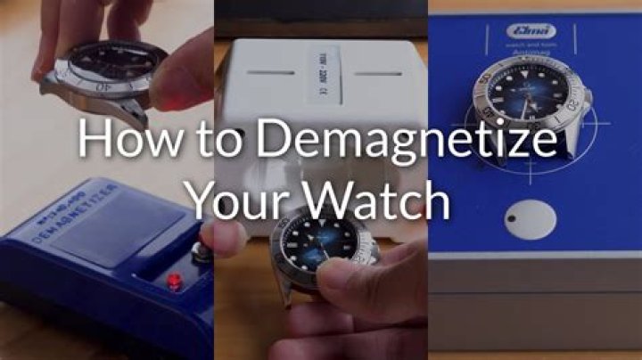 When to demagnetize a watch?