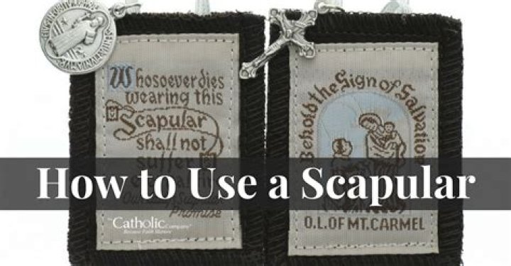 When to wear scapular?