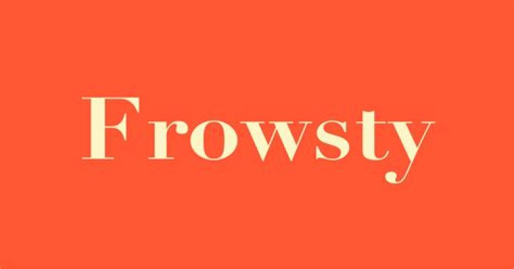 Where does the word frowsty come from?