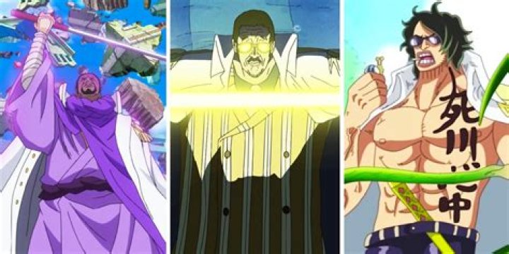Who are the three admirals in one piece?