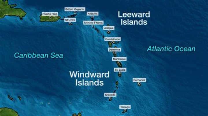 Who are the windward islands?
