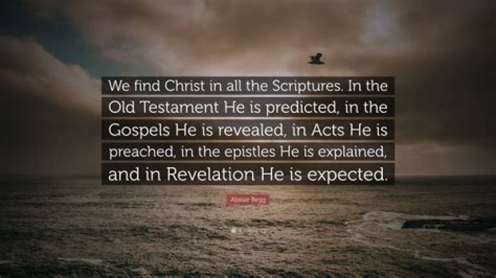 Who is alistair in the bible?