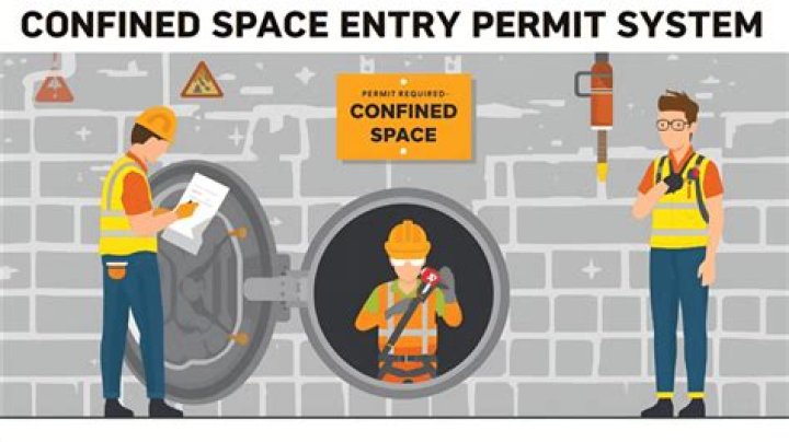 Who issues confined space entry permit?
