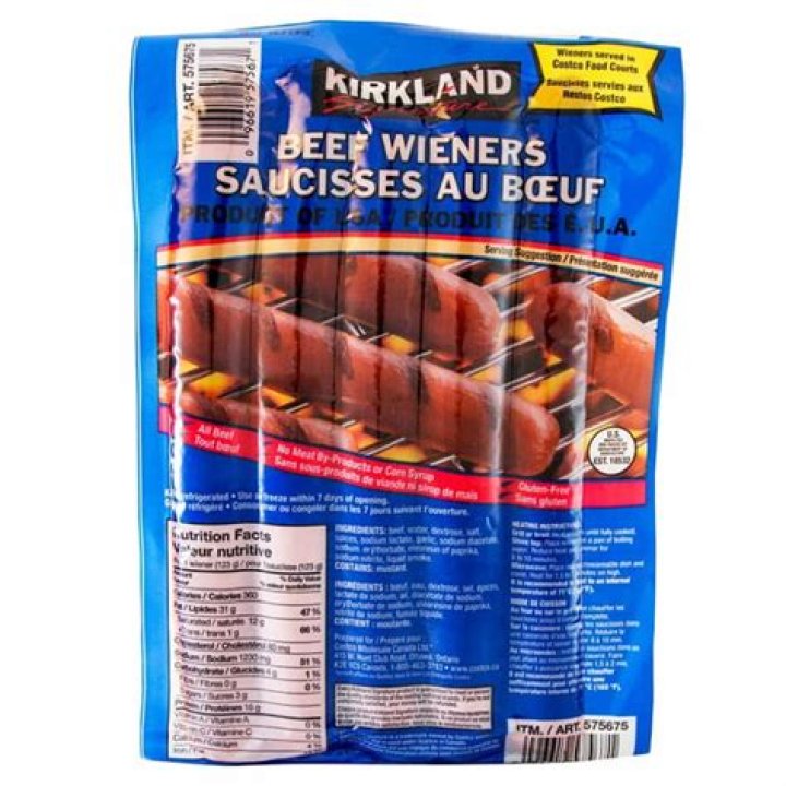 Who makes kirkland weiners?