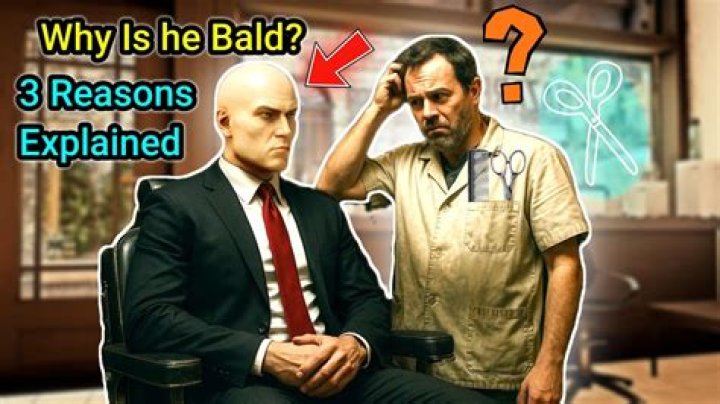 Why agent 47 is bald?