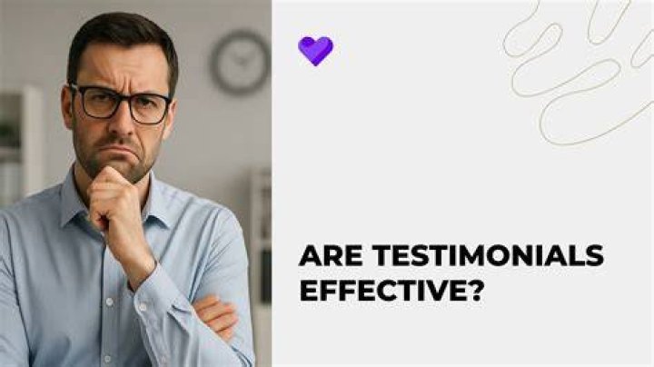 Why are testimonials effective?