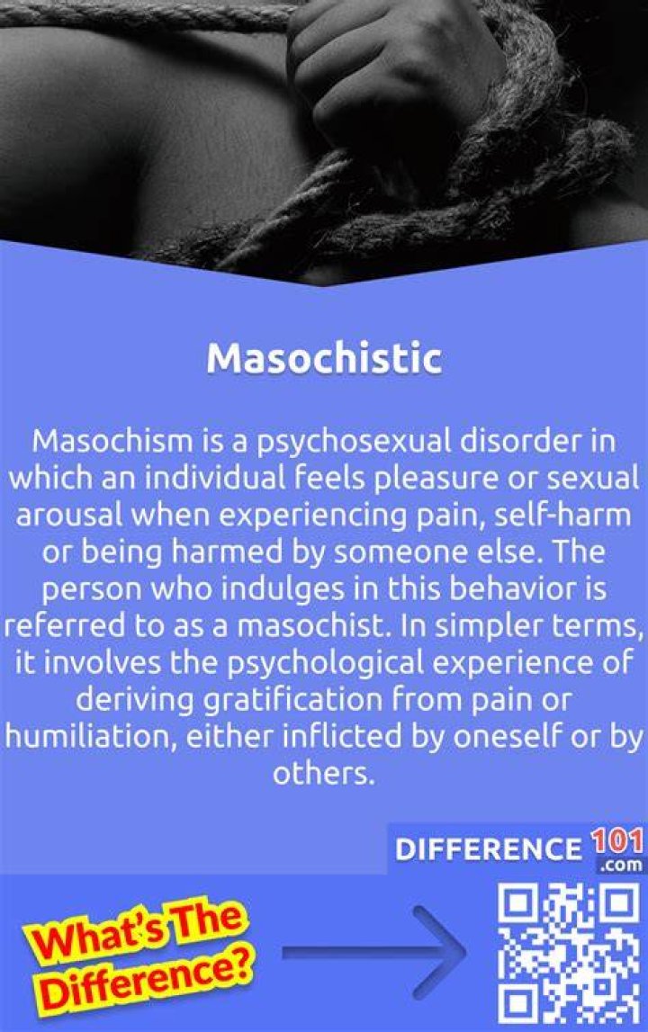 Why does masochistic mean?