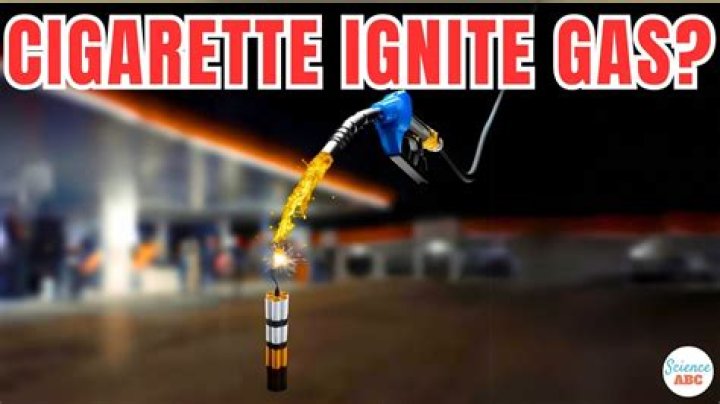 Will a cigarette ignite gasoline?
